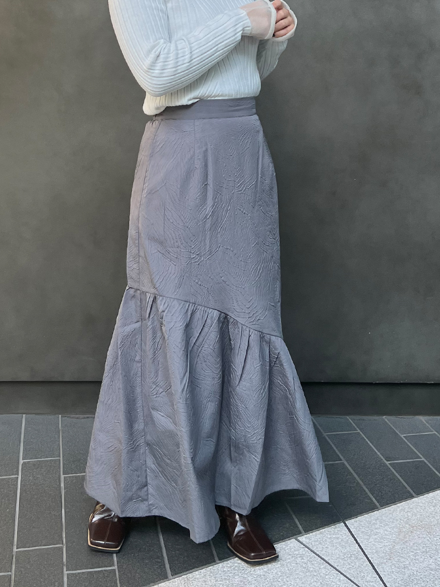 textile asymmetry mermaid skirt Ayla