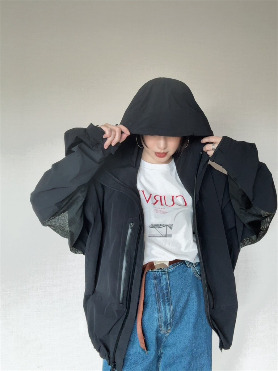 田中マヤ×Day and Grade 【絶対焼かないシリーズ】 UV撥水パーカー 田中マヤ×Day and Grade コラボ商品【絶対焼かないシリーズ】 UV