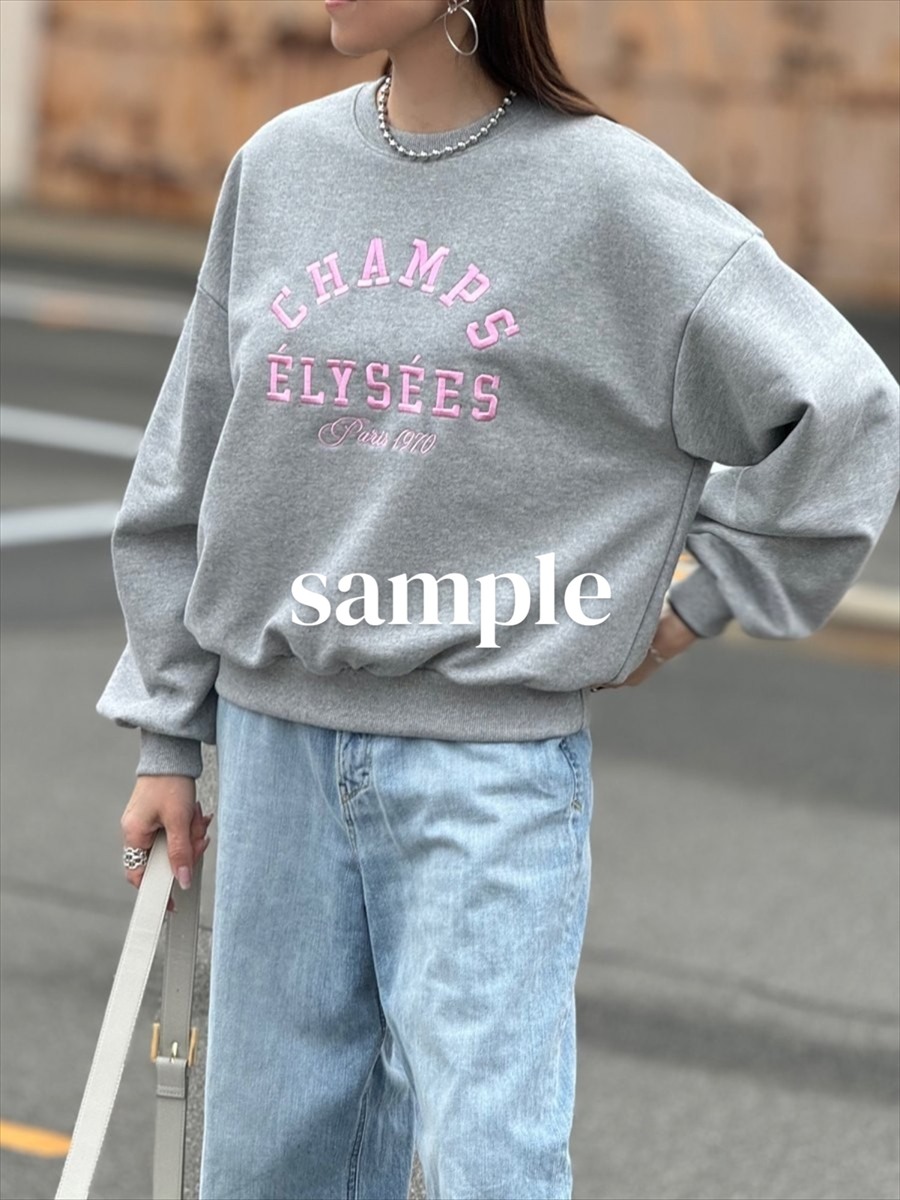 SAMPLE】ロゴ刺繍スウェット Day and Grade